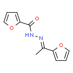 N-[(E)-1-(furan-2-yl)ethylideneamino]furan-2-carboxamide structure