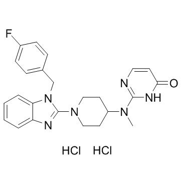 咪唑斯汀二盐酸盐结构式