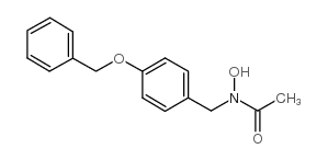 N-(4-benzyloxybenzyl)acetohydroxamic acid picture