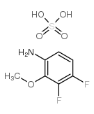 3,4-Difluoro-2-methoxyaniline sulfate Structure