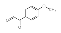 Benzeneacetaldehyde,4-methoxy-a-oxo- Structure