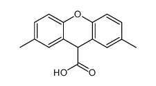 2,7-DIMETHYL-9H-XANTHENE-9-CARBOXYLIC ACID Structure