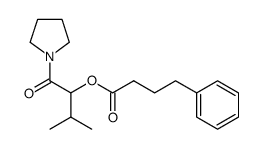 N-[2-(γ-phenyl)butyryloxy-3-methylbutyryl]pyrrolidine Structure