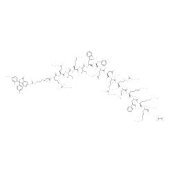 FITC-εAhx-Antennapedia Homeobox (43-58) amide trifluoroacetate salt Structure