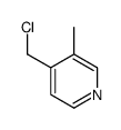 Pyridine, 4-(chloromethyl)-3-methyl- (9CI) Structure