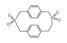 2,12-dithia[4.3]paracyclophane 2,2,12,12-tetraoxide结构式