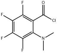 Benzoyl chloride, 2-(diMethylaMino)-3,4,5,6-tetrafluoro- structure