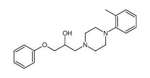 4-(2-Methylphenyl)-α-(phenoxymethyl)-1-piperazineethanol structure