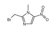 2-bromomethyl-1-methyl-5-nitroimidazole Structure