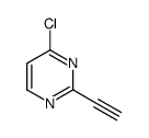 4-chloro-2-ethynylpyrimidine Structure