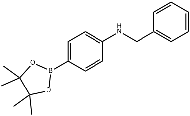 Pinacol 4-benzylaminophenylboronic acid structure