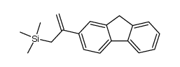 2-(2-fluorenyl)-3-trimethylsilylpropene Structure