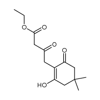 2ω-carboethoxyacetonyl dimedone Structure