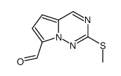 2-methylsulfanylpyrrolo[2,1-f][1,2,4]triazine-7-carbaldehyde Structure