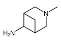 3-methyl-3-azabicyclo[3.1.1]heptan-6-amine结构式