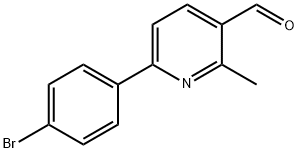 6-(4-Bromophenyl)-2-methylpyridine-3-carbaldehyde图片