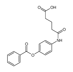 5-(4-benzoyloxyanilino)-5-oxopentanoic acid Structure