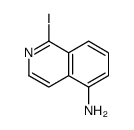 1-碘异喹啉-5-胺结构式