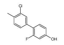 4-(3-chloro-4-methylphenyl)-3-fluorophenol结构式