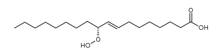 (R,E)-10-hydroperoxyoctadec-8-enoic acid Structure