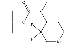 tert-butyl (3,3-difluoropiperidin-4-yl)(methyl)carbamate picture