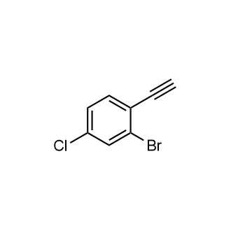 2-Bromo-4-chloro-1-ethynylbenzene Structure