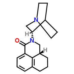 1H-Benz[de]isoquinolin-1-one,2-(3S)-1-azabicyclo[2.2.2]oct-3-yl-2,3,3a,4,5,6-hexahydro-,(3aR)- Structure