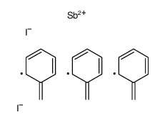 tribenzyl(diiodo)-λ5-stibane Structure