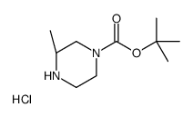 tert-butyl (3R)-3-methylpiperazine-1-carboxylate,hydrochloride structure