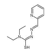 1,1-diethyl-3-(pyridin-2-ylmethylideneamino)thiourea结构式