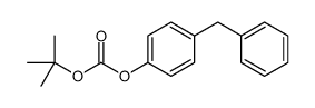 (4-benzylphenyl) tert-butyl carbonate结构式