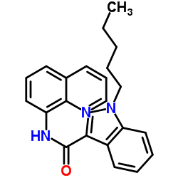 1-Pentyl-N-(8-quinolinyl)-1H-indole-3-carboxamide Structure