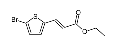 ethyl (E)-3-(5-bromothiophen-2-yl)acrylate Structure