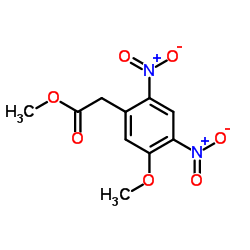 Methyl (5-methoxy-2,4-dinitrophenyl)acetate Structure