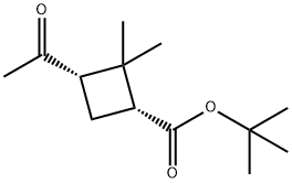 tert-butyl (1R,3S)-3-acetyl-2,2-dimethylcyclobutane-1-carboxylate picture