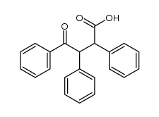 4-oxo-2,3,4-triphenyl-butyric acid Structure