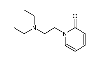 1-(2-diethylamino-ethyl)-1H-pyridin-2-one结构式