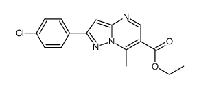 2-(4-氯苯基)-7-甲基吡唑并[1,5-a]嘧啶-6-羧酸乙酯图片