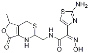 头孢地尼脱羧开环内酯A结构式