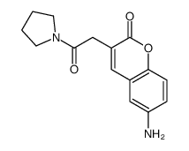 6-Amino-3-[(pyrrolidin-1-ylcarbonyl)methyl]coumarin picture