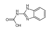 Carbamic acid, 1H-benzimidazol-2-yl- (9CI) Structure