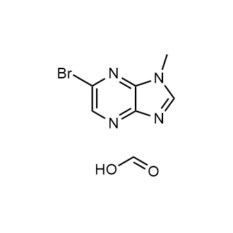 6-Bromo-1-methyl-1H-imidazo[4,5-b]pyrazine formate structure