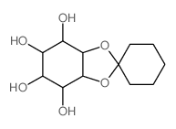 2,3-O-Cyclohexylidene-myo-inositol Structure