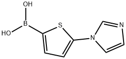 5-(Imidazol-1-yl)thiophene-2-boronic acid结构式