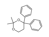 2,2-Dimethyl-4,4-diphenyl-1,3-dioxane Structure