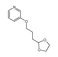 3-(3-[1,3]-Dioxolan-2-yl-propoxy)pyridine Structure