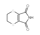 5,6-二氢-1,4-二噻烯-2,3-二甲酰亚胺结构式