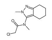 N1-METHYL-N1-(2-METHYL-4,5,6,7-TETRAHYDRO-2H-INDAZOL-3-YL)-2-CHLOROACETAMIDE structure