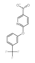 Pyridine,5-nitro-2-[3-(trifluoromethyl)phenoxy]-结构式