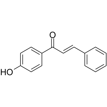 2-Benzal-4-hydroxyacetophenone Structure